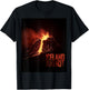 Iceland Too Hot - Volcano Eruption T-Shirt - T-Shirt | Black