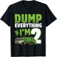 Recycling Trash 2 Year Old Garbage Truck 2nd Birthday Boy T-Shirt - T-Shirt | Black