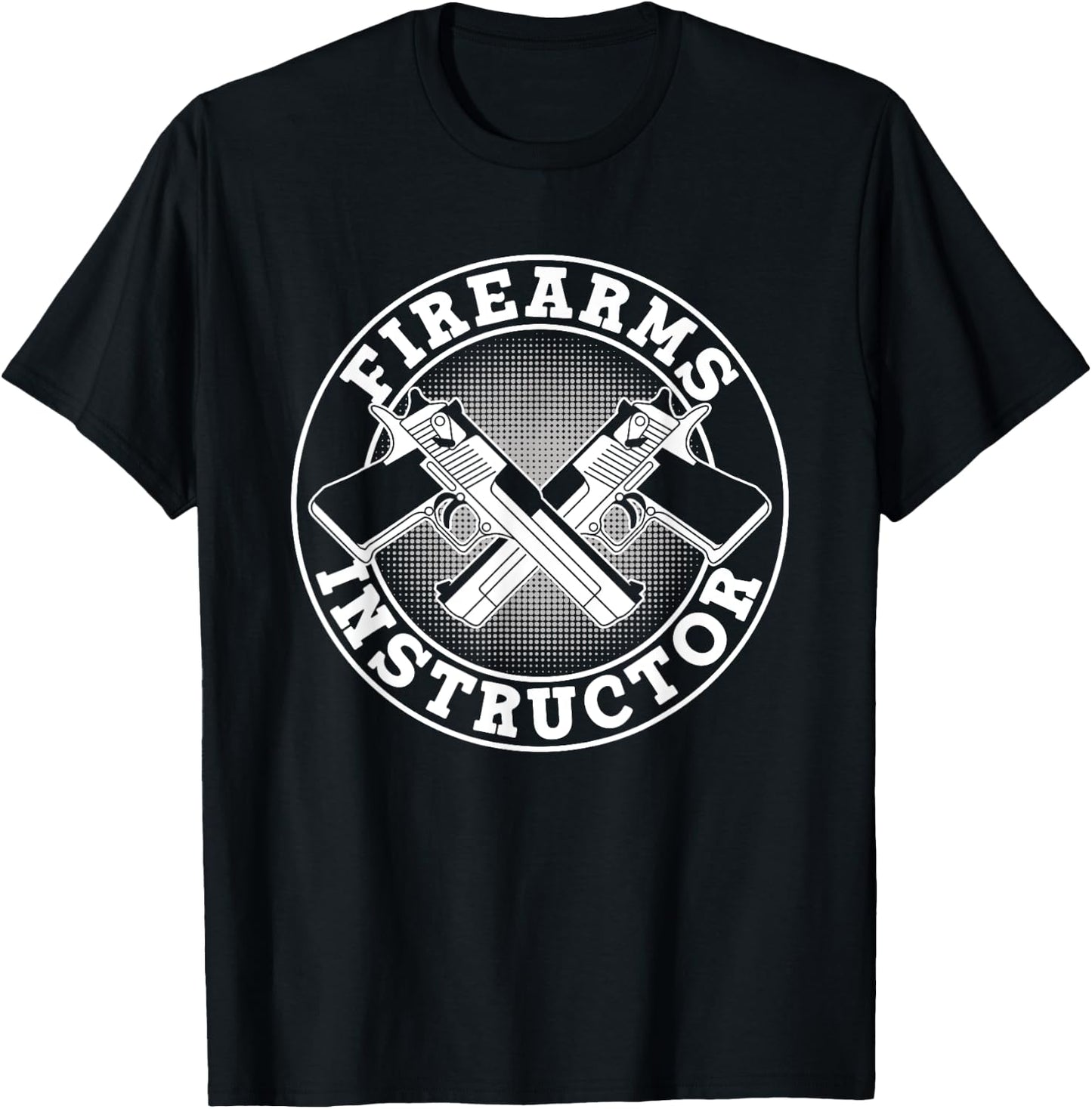 Firearms Instructor Target Range Firing Practice Shooting T-Shirt - T-Shirt | Black