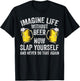 Funny Imagine Life Without Beer Gift Men Women Cool Drinking T-Shirt - T-Shirt | Black