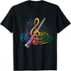 Treble Clef Clarinet T-Shirt - T-Shirt | Black