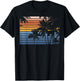 Palm Tree Silhouette Tree Design Vintage Graphic Gift T-Shirt - T-Shirt | Black