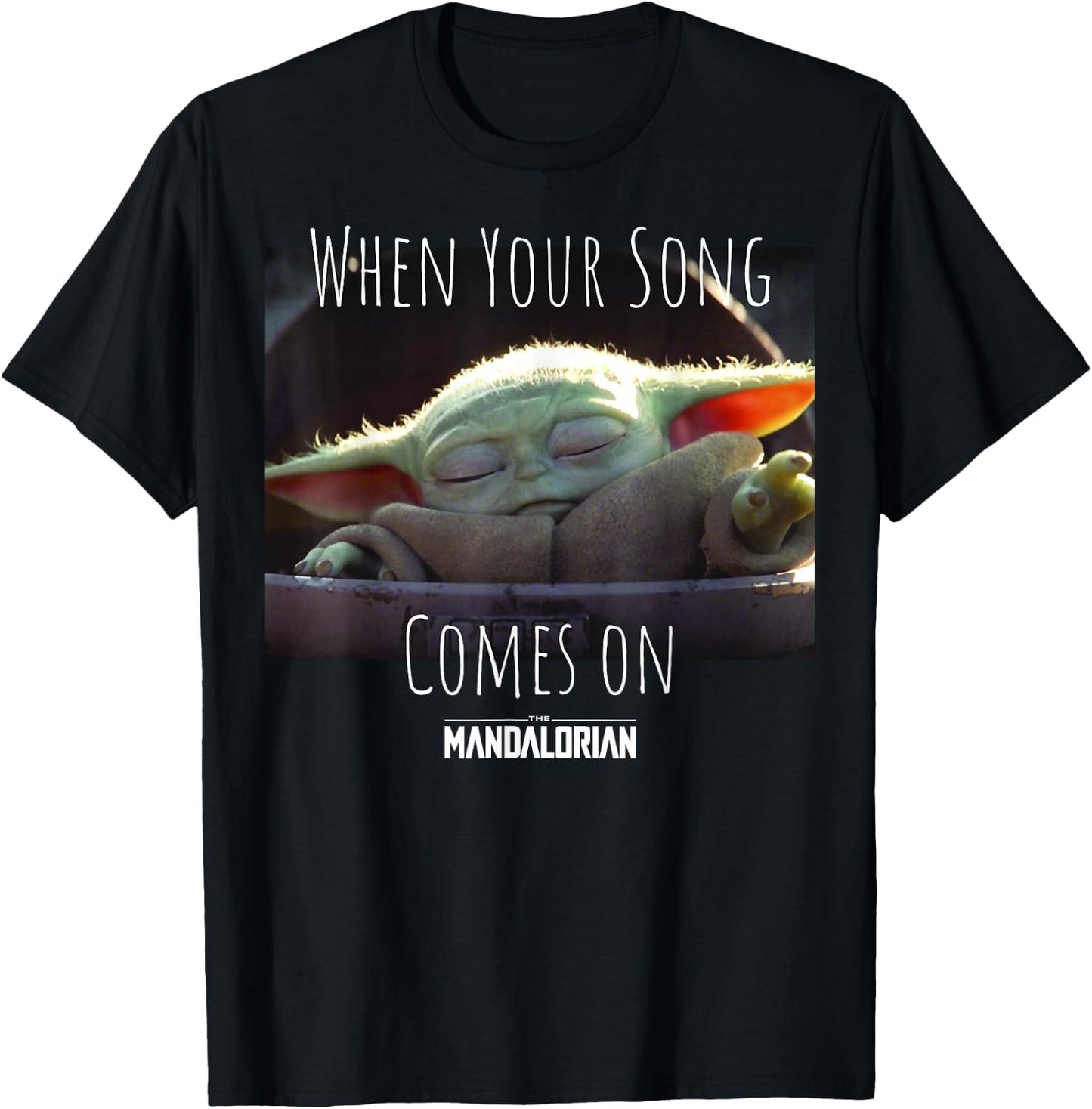 Star Wars Yoda Song Meme T-Shirt - T-Shirt | Black