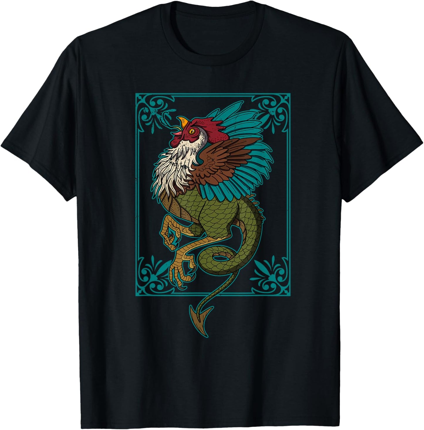 Cockatiel Mythical England Souvenir National Myth T-Shirt - T-Shirt | Black