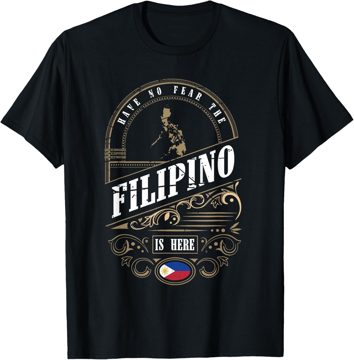 Islands of Felipe Philippines Maharlika Filipino T-Shirt - T-Shirt | Black