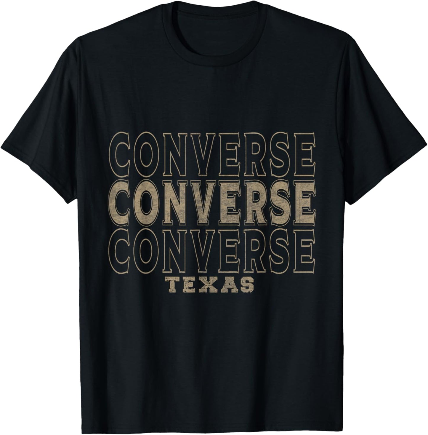 Vintage Converse Texas T-Shirt - T-Shirt | Black