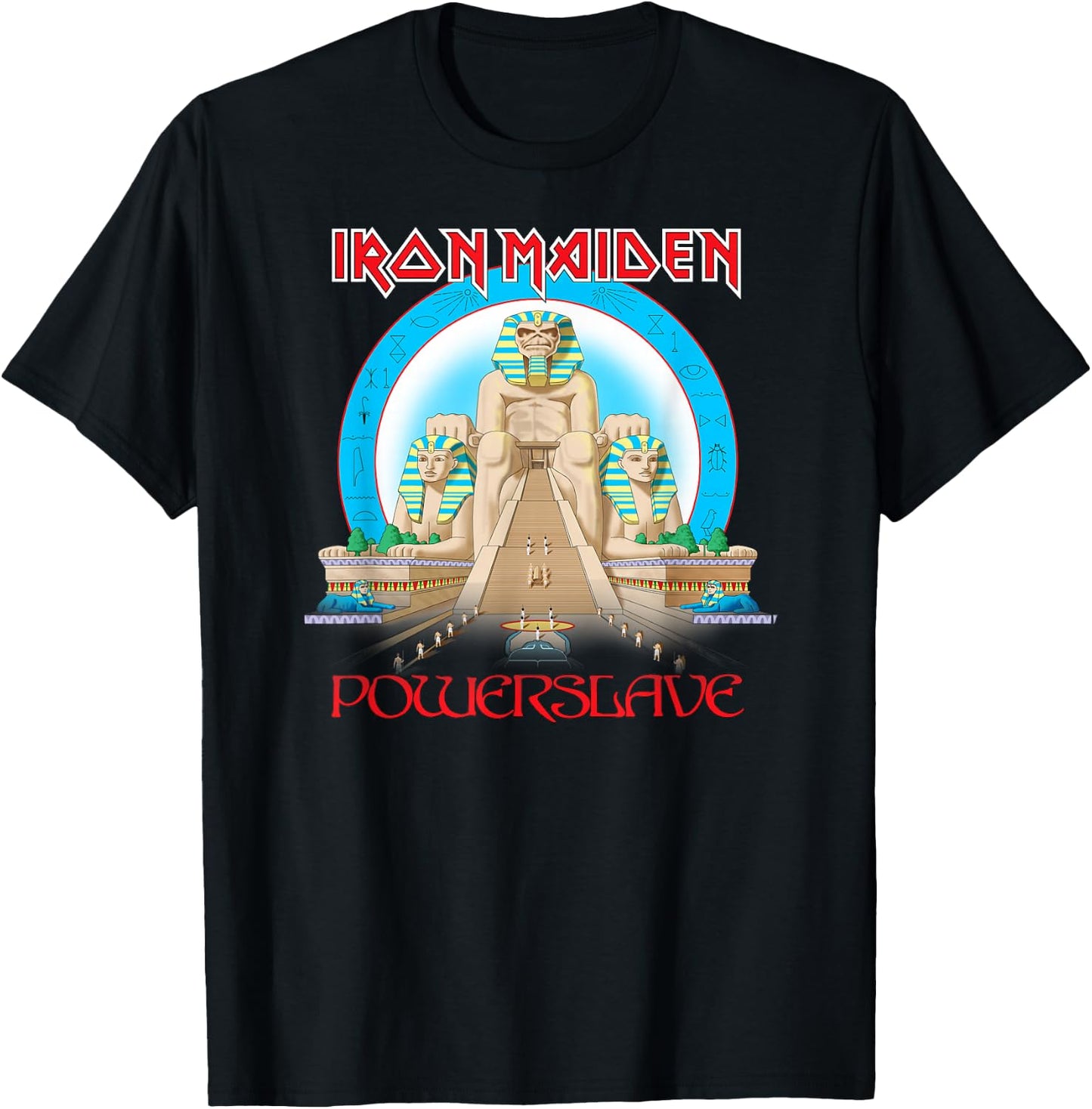 Iron Maiden - Powerslave Egypt Heather T-Shirt - T-Shirt | Black