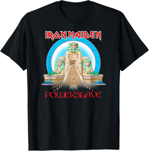 Iron Maiden - Powerslave Egypt Heather T-Shirt - T-Shirt | Black