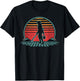 Metal Detecting Detector Retro Vintage 80s Style Gift T-Shirt - T-Shirt | Black