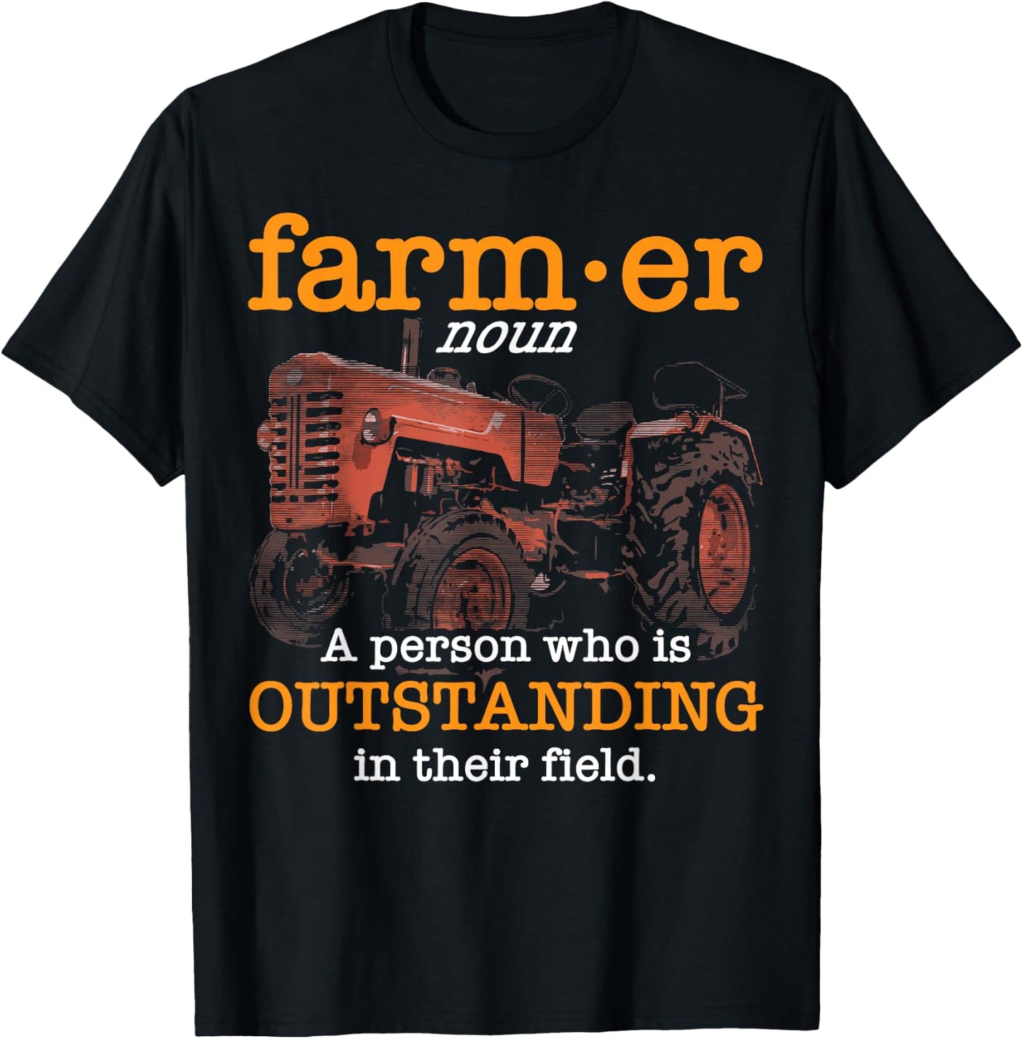 Funny Dairy Farmer Gift Local Farming Men Women Boys Girls T-Shirt - T-Shirt | Black