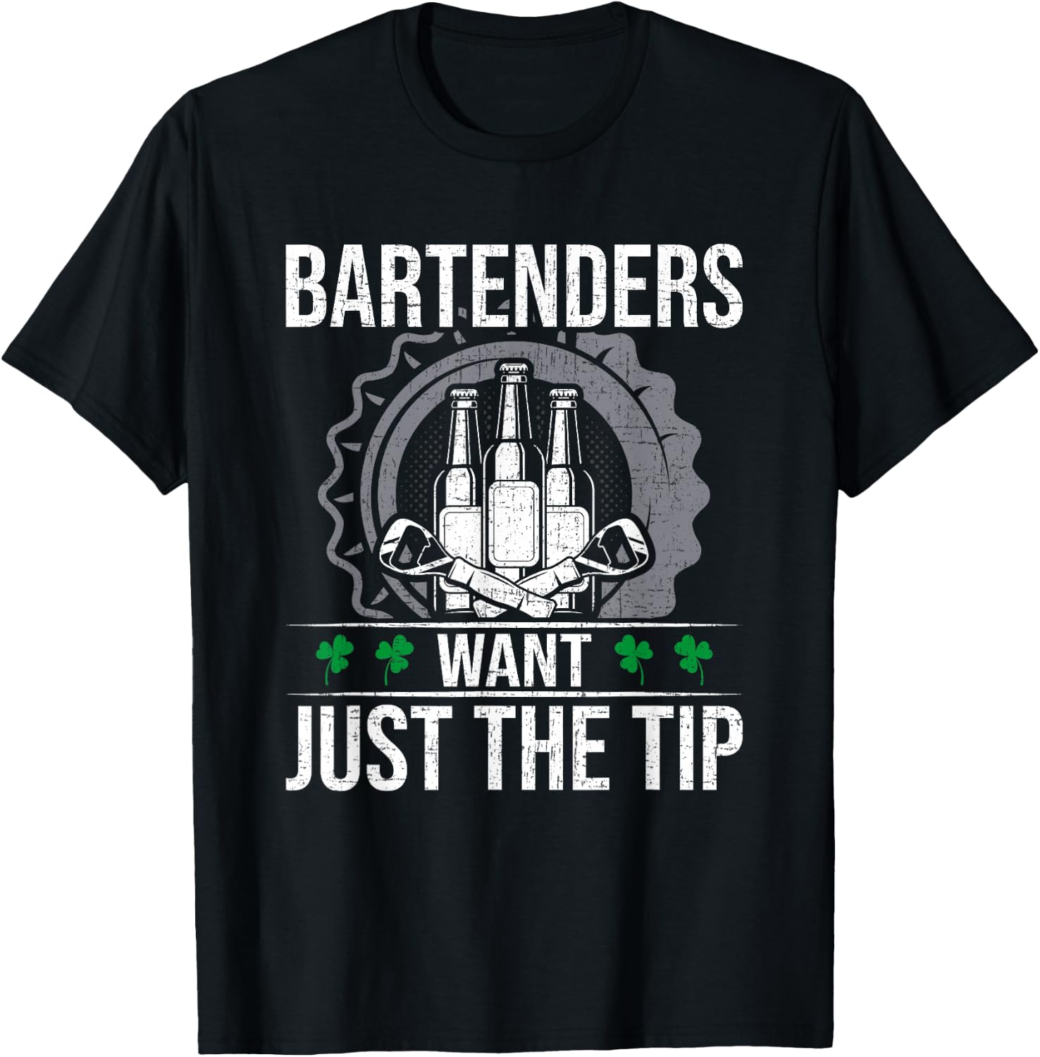 Bartenders Want Just The Tip Bartending Bartender T-Shirt - T-Shirt | Black