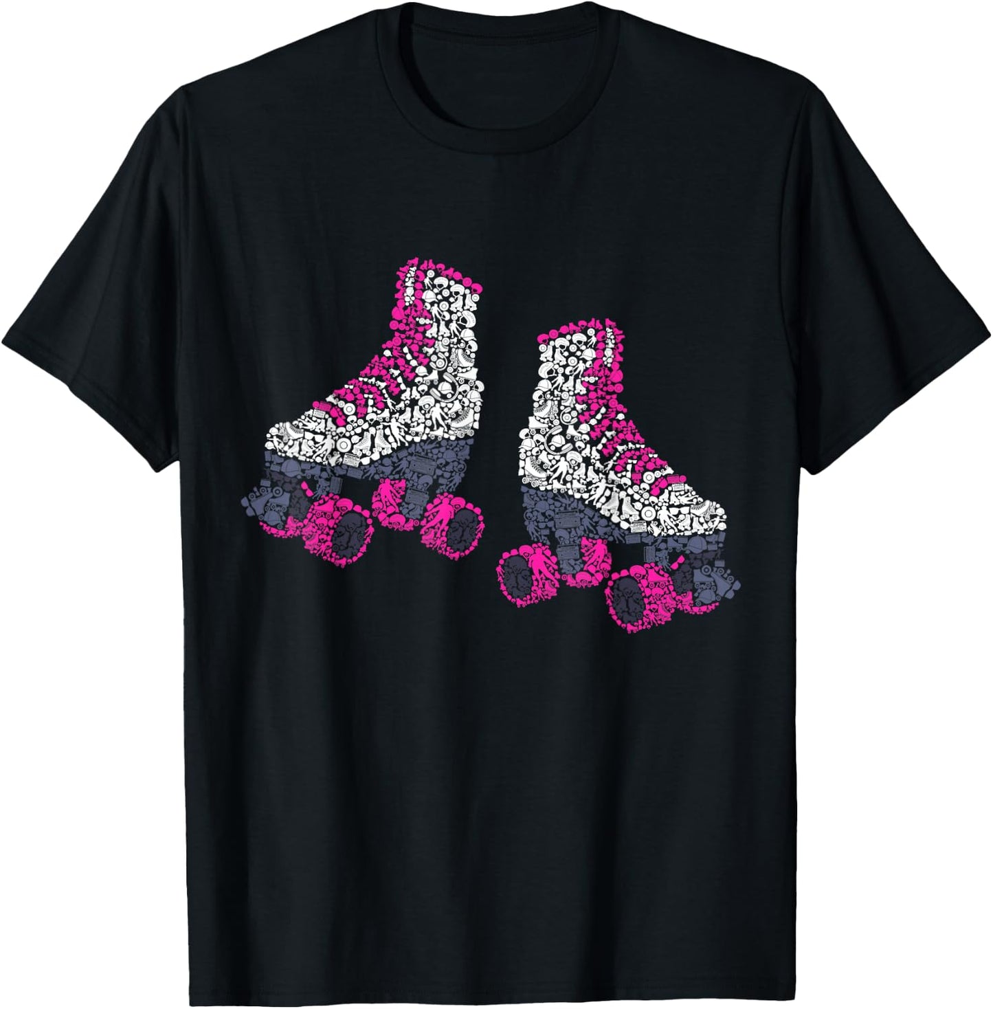 Roller Skates Roller Skating Roller Girl Women T-Shirt - T-Shirt | Black