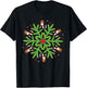 Christmas Snowflake Beagle T-Shirt - T-Shirt | Black