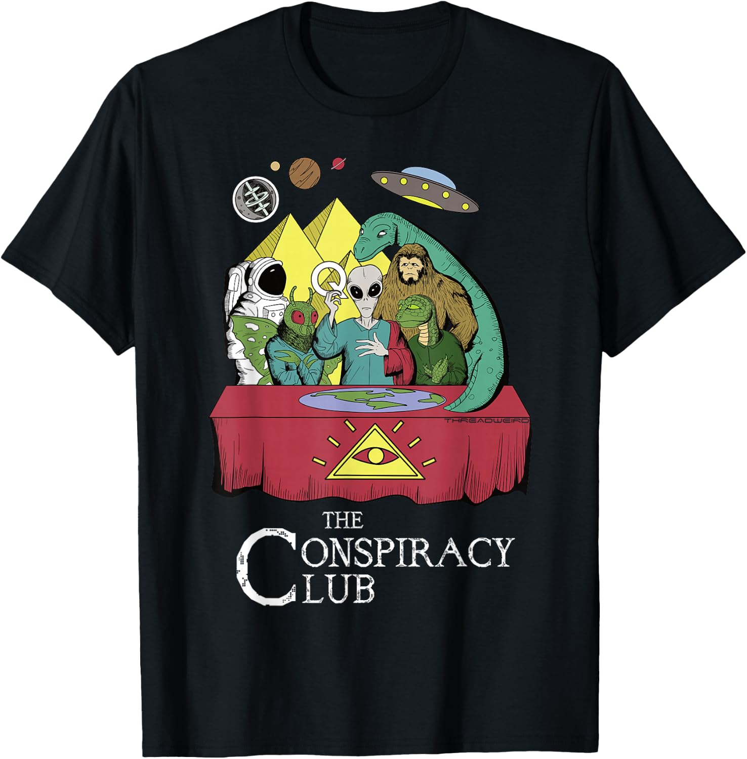 Conspiracy Club T-Shirt - T-Shirt | Black