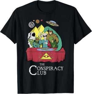 Conspiracy Club T-Shirt - T-Shirt | Black