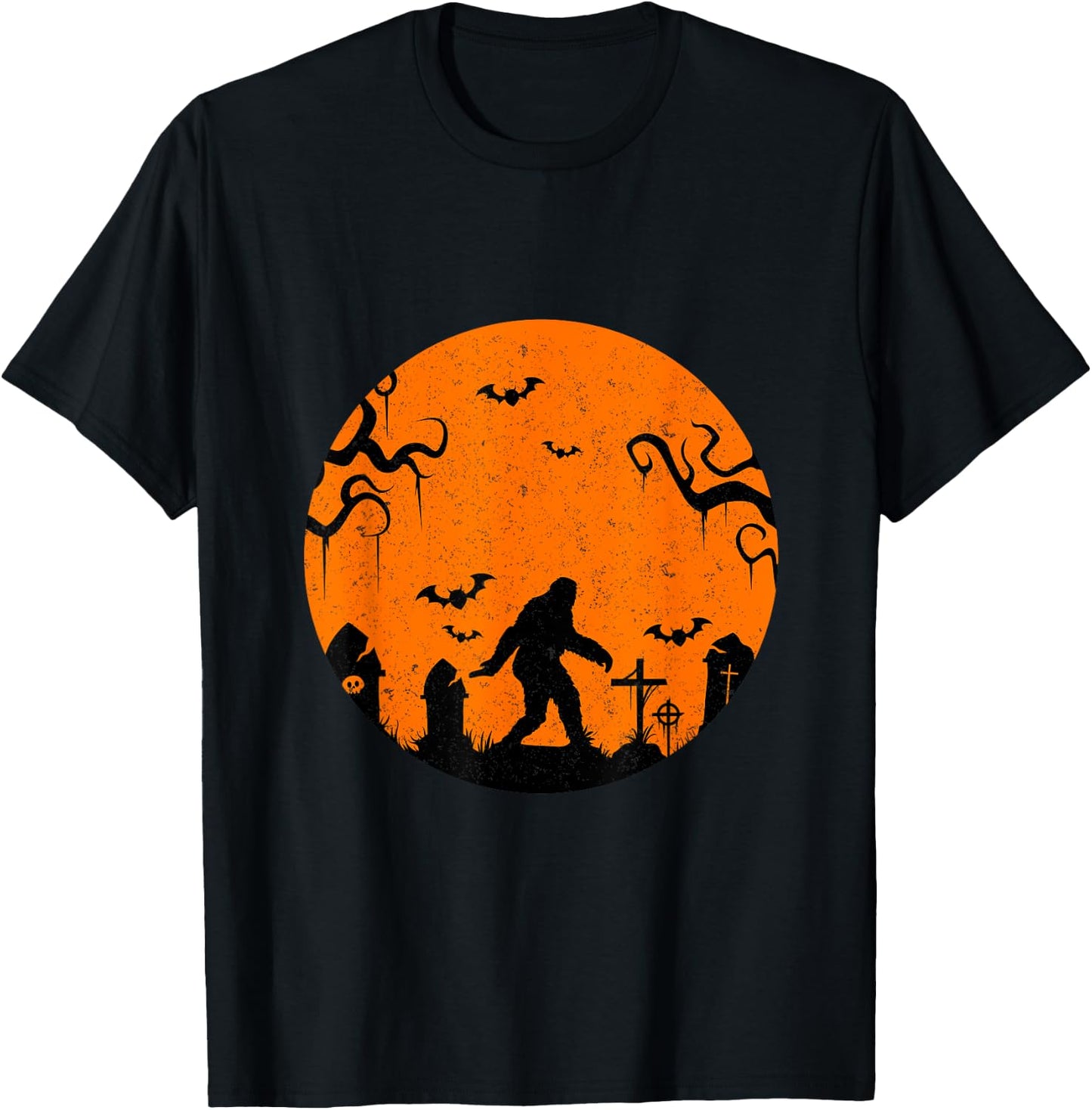Halloween Bigfoot Sweet or Sour Monster Horror Gift T-Shirt - T-Shirt | Black