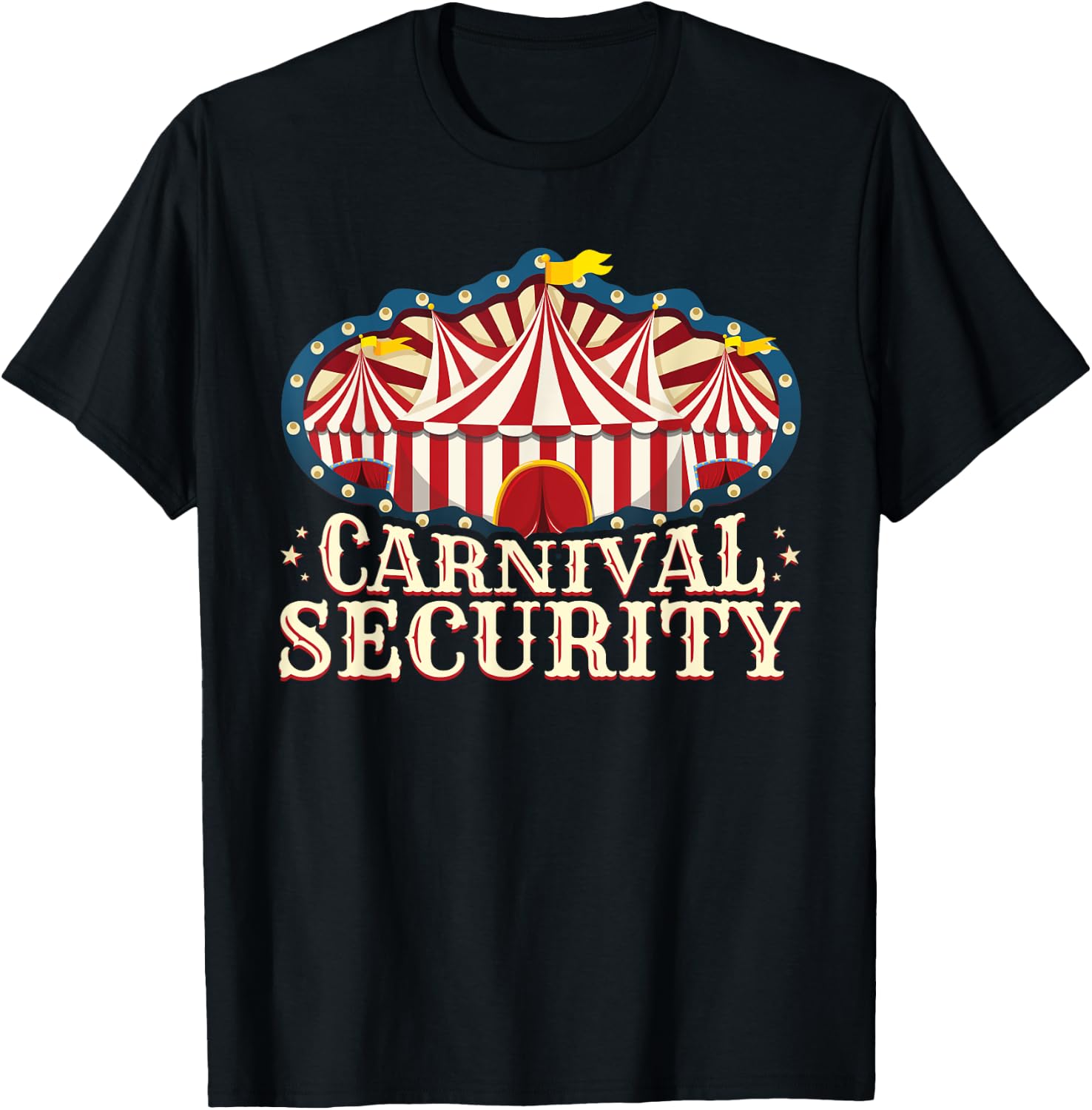 Carnival Security Shirt - Carnival Party Shirts - Carnival T-Shirt - T-Shirt | Black