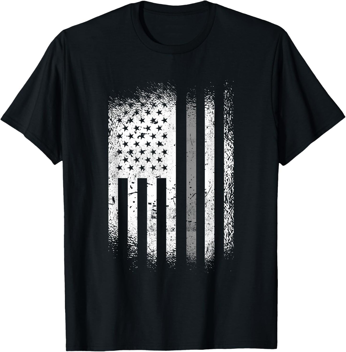 Correctional Officer Thin Silver Line T-Shirt - T-Shirt | Black