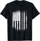 Correctional Officer Thin Silver Line T-Shirt - T-Shirt | Black