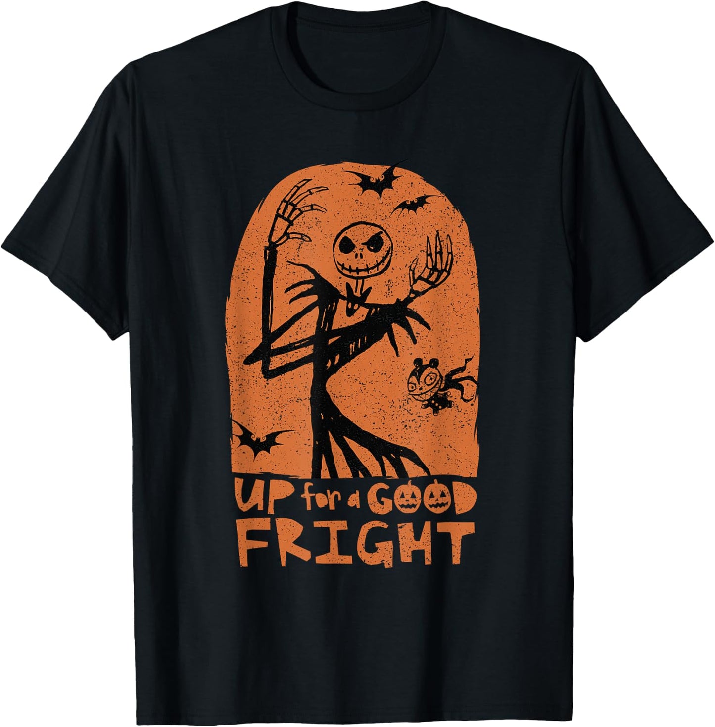 Disney The Nightmare Before Christmas Up for a Good Fright T-Shirt - T-Shirt | Black