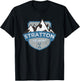 Vintage Stratton, Vermont Illustration / Retro Logo Ski T-Shirt - T-Shirt | Black