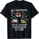 I Survived It’s Fine I’m Fine Tax Season Everything Is Fine T-Shirt - T-Shirt | Black