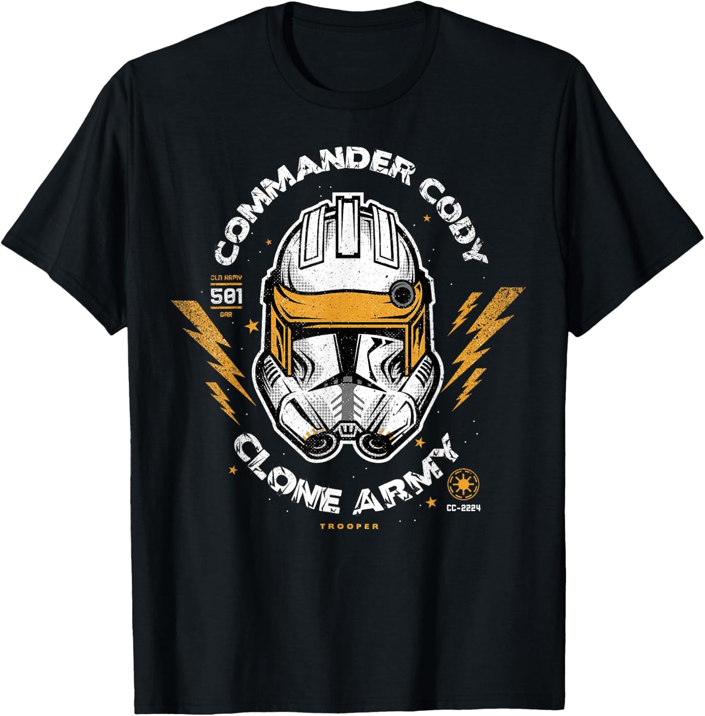 Star Wars: The Clone Wars Commander Cody Clone Army T-Shirt - T-Shirt | Black