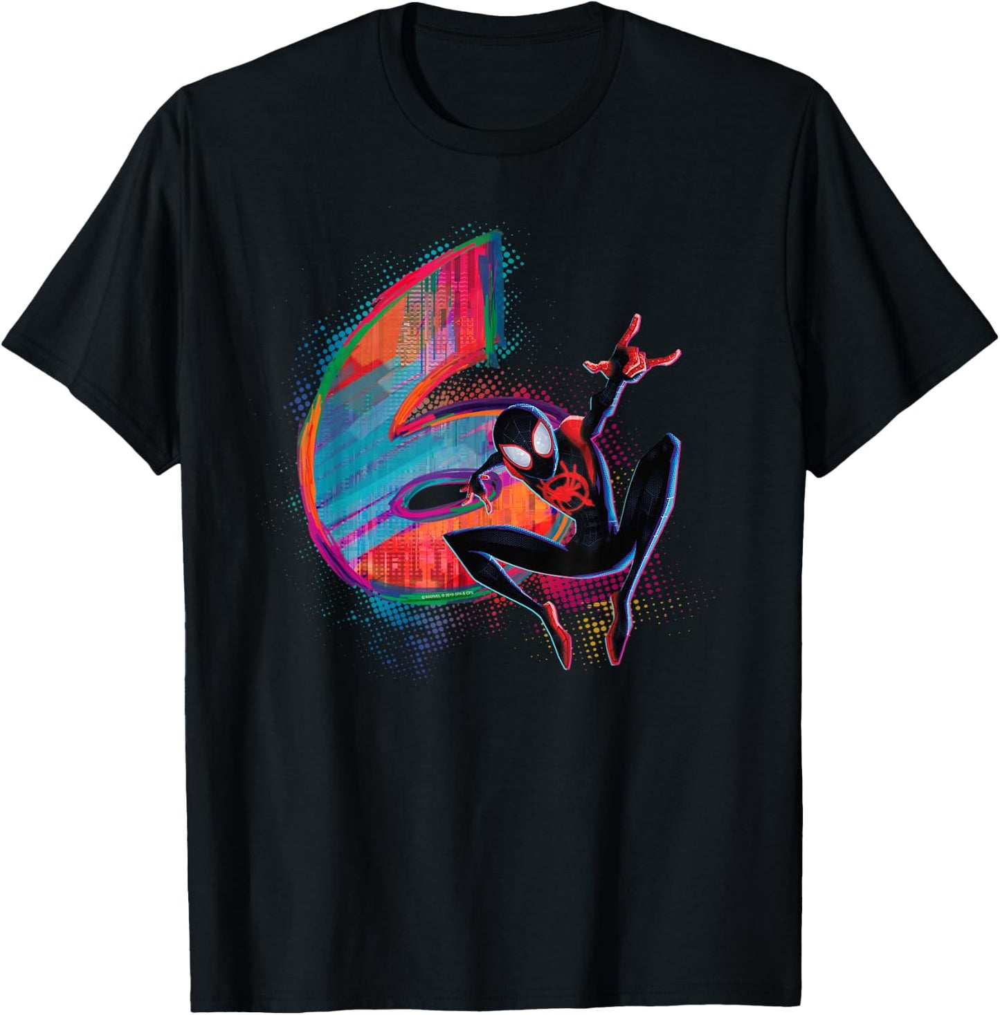 Marvel Spider-Man Miles Morales 6th Birthday Graphic Small T-Shirt - T-Shirt | Black