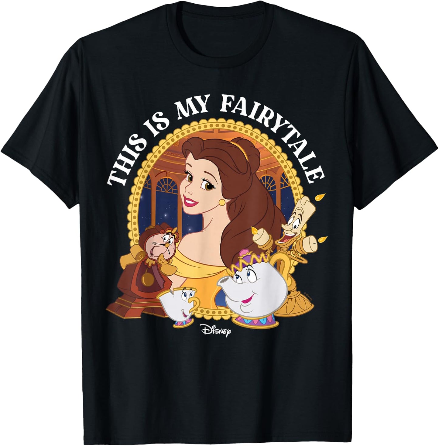 Disney Princess - Belle This is My Fairytale T-Shirt - T-Shirt | Black
