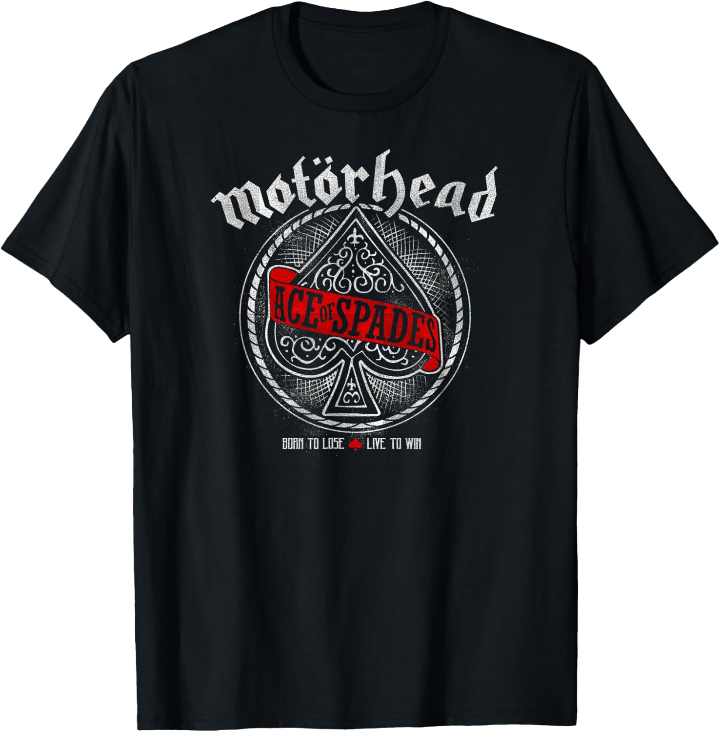Motörhead - Ace of Spades Red Sash T-Shirt - T-Shirt | Black