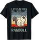 Ragdoll Cat Kitten Owner Lover Women Kids T-Shirt - T-Shirt | Black