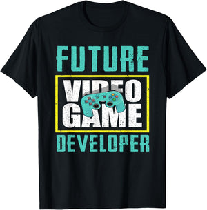 Future Video Game Developer - Cool Game Designer Gift T-Shirt - T-Shirt | Black