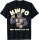 HWPO Hard Work Pays Off Gorilla T-Shirt - T-Shirt | Black