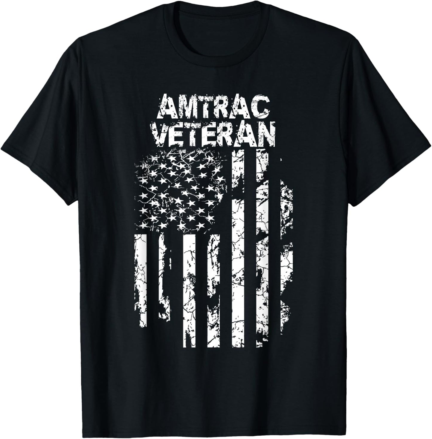 AMTRAC Amphibious Assault Veteran T-Shirt - T-Shirt | Black
