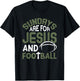 Sundays Are For Jesus & Football Draft Day Fantasy Football T-Shirt - T-Shirt | Black