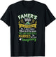 Farmer Wife Yes Hes Working No I Don't Know Imaginary T-Shirt - T-Shirt | Black