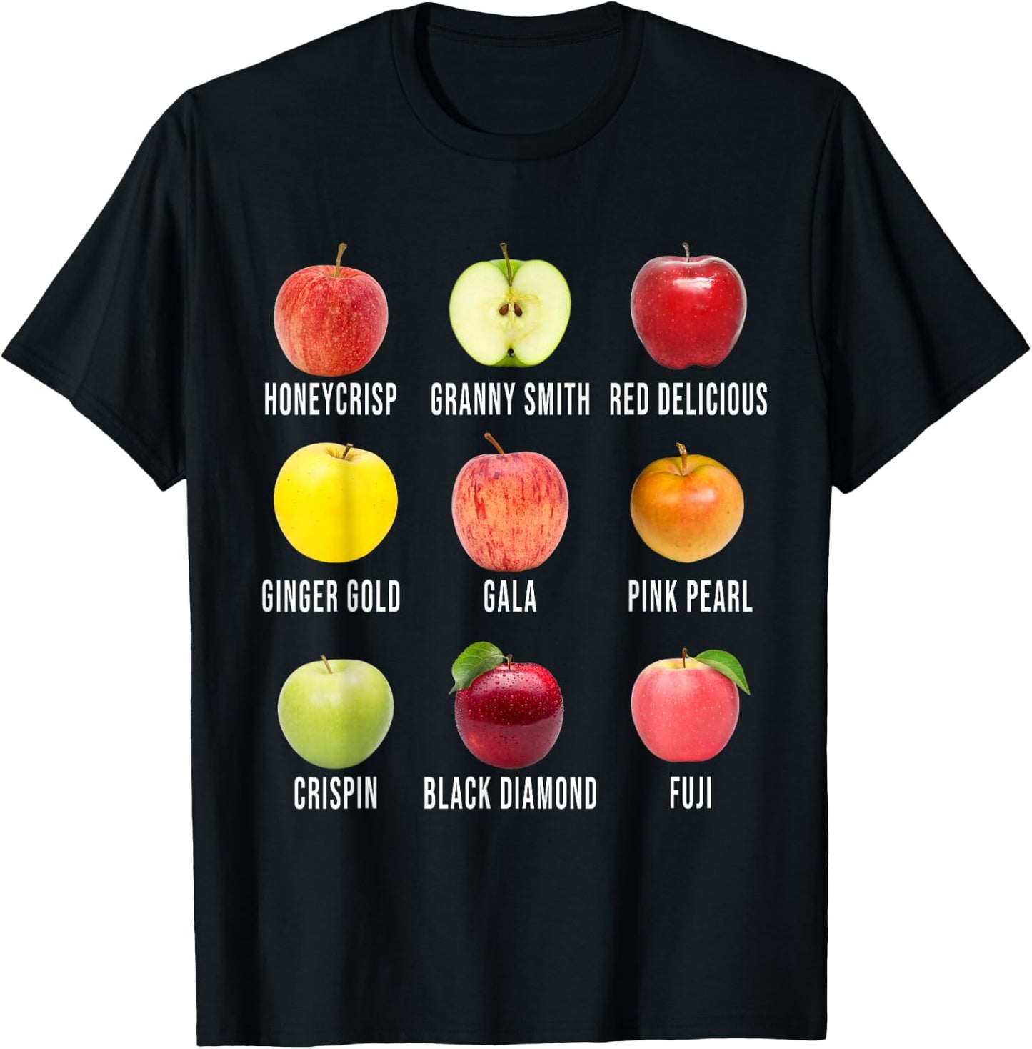Fall Apple Picking Apple Orchard Boho Farm Fesh T-Shirt - T-Shirt | Black