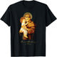 MJ Sacred Art St Anthony of Padua Catholic Saint - Women's Black Short Sleeve Classic Fit Letter Print T Back Collarless - Small T-Shirt - T-Shirt | Black