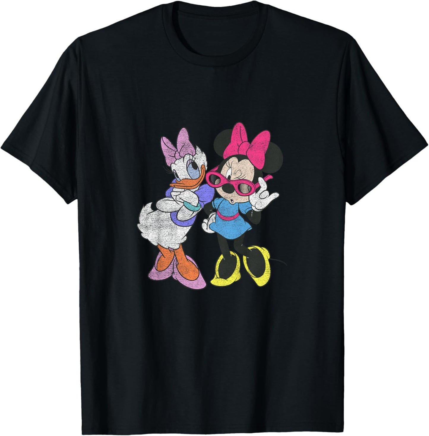 Kids Disney Mickey and Friends Minnie & Daisy Just Girls Youth T-Shirt - T-Shirt | Black