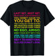 Jess Sims Motivational Quotes - Rainbow Text T-Shirt - T-Shirt | Black