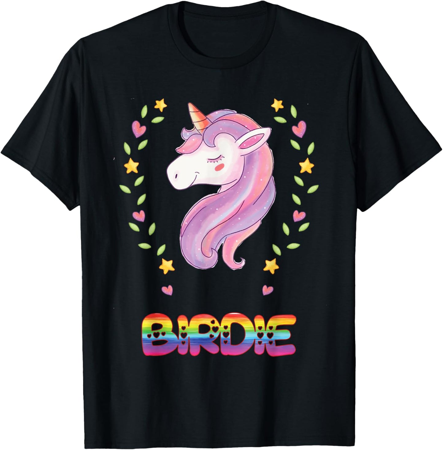 Birdie Name T-Shirt - T-Shirt | Black