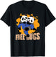 Free Hugs Panda Brazilian BJJ Jiu-Jitsu T-Shirt - T-Shirt | Black
