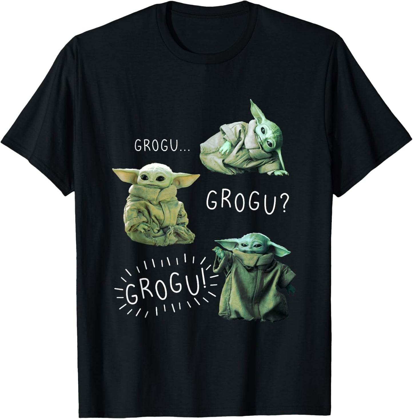 Star Wars: The Mandalorian Grogu Grogu R14 T-Shirt - T-Shirt | Black