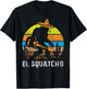 El Squatcho Shirt Bigfoot T Shirt Sasquatch T-Shirt - T-Shirt | Black