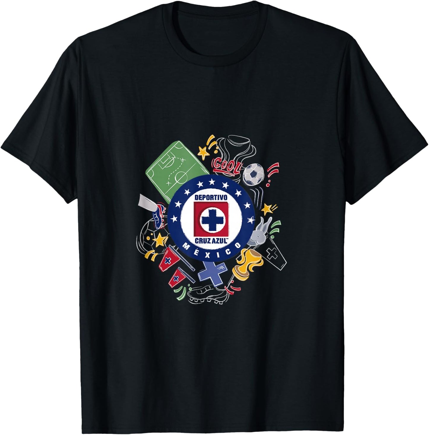 Cruz Azul - Score Big with Our Exclusive Collection T-Shirt - T-Shirt | Black