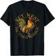 Key West Florida Vintage Rooster Design Souvenir T-Shirt - T-Shirt | Black