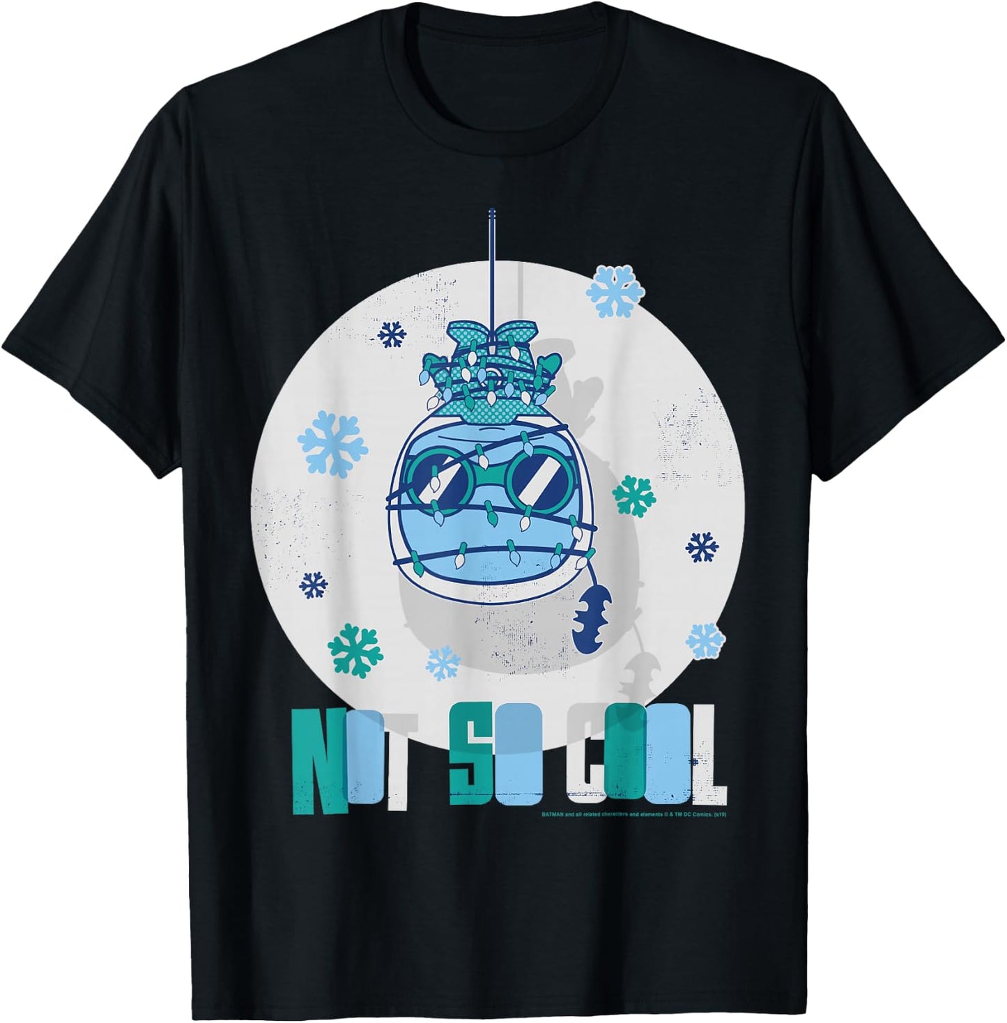 DC Comics Mr. Freeze Not So Cool Christmas T-Shirt - T-Shirt | Black