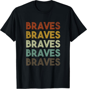 Retro Braves T-Shirt - T-Shirt | Black