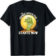 The Zombie Apocalypse Starts Now Zombie Hand Full Moon Grave T-Shirt - T-Shirt | Black