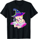 Kewpie Baby Witch Spider Magic Spell Tattoo Flash T-Shirt - T-Shirt | Black
